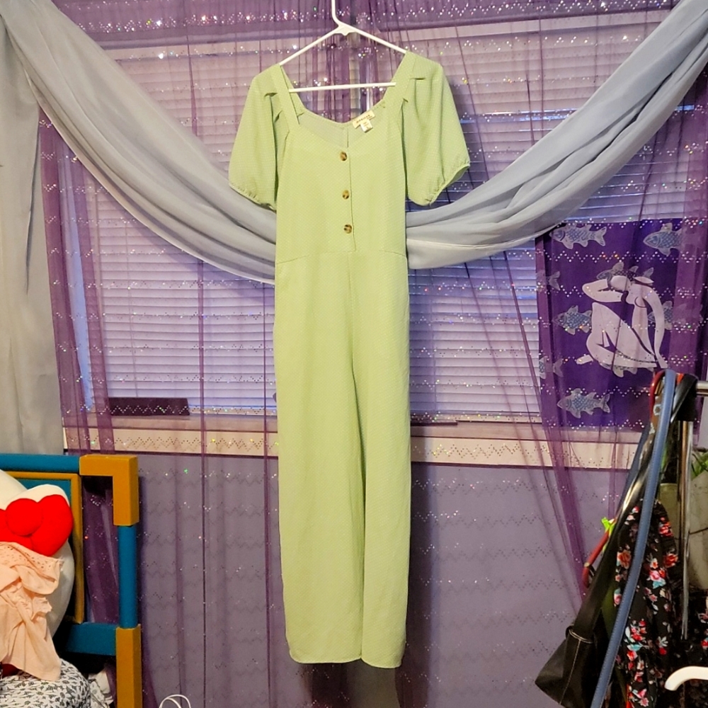 Large Light Green Romper